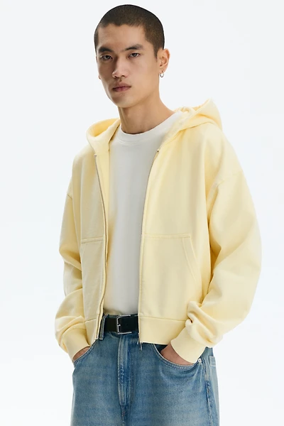 Oversized-Fit Hooded Jacket