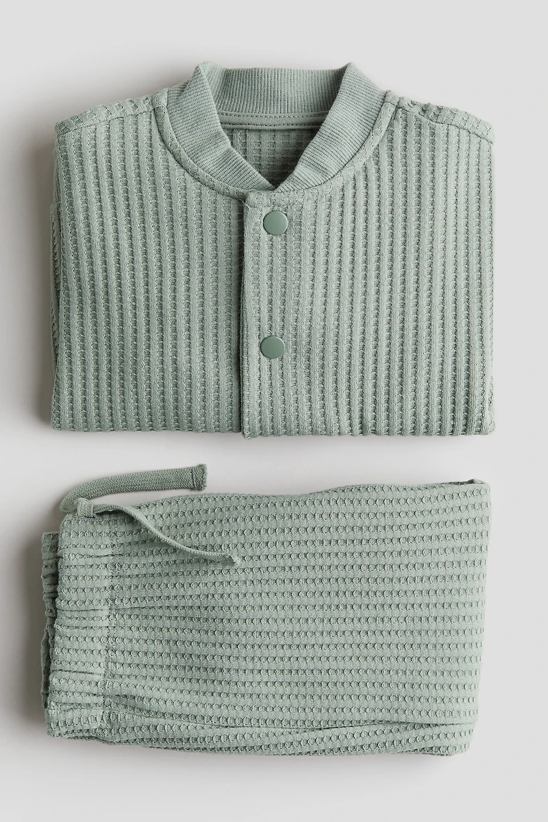 Ensemble 2 pièces en jersey gaufré