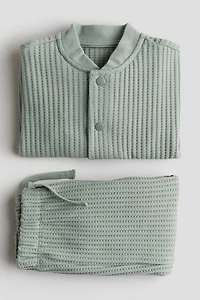 Ensemble 2 pièces en jersey gaufré