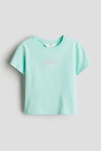T-Shirt with Printed Motif