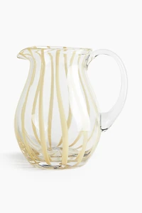 Patterned Glass Pitcher