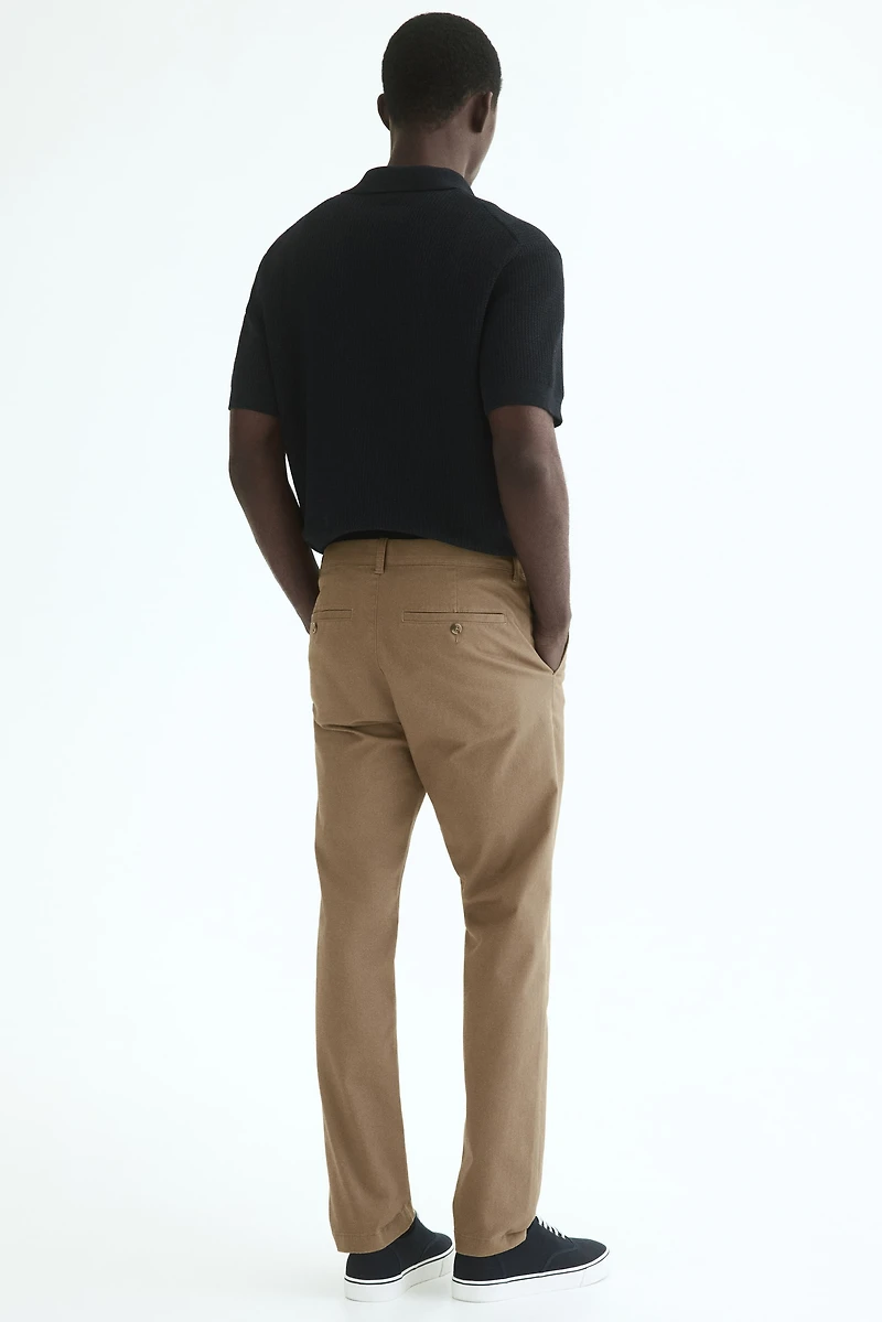 Slim-Fit Cotton Chinos