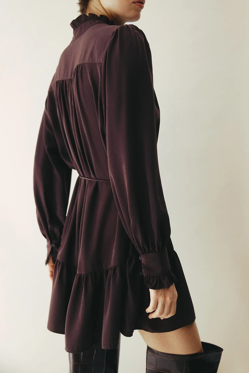 Ruffle-Trimmed Dress