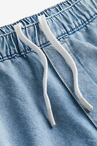 Pantalon de jogging Coupe Flottante Cargo en denim