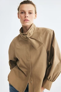 Veste ample en sergé