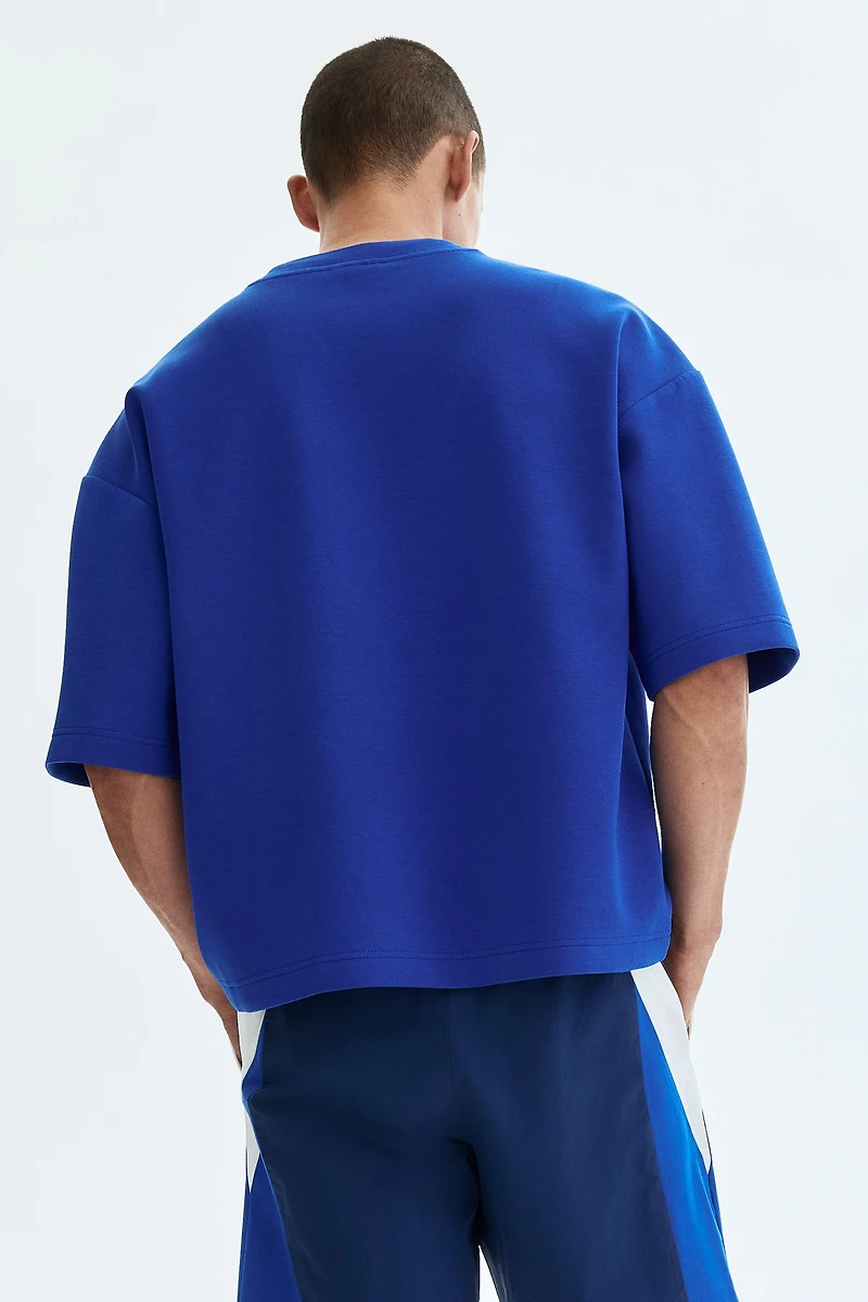 T-shirt ample en scuba