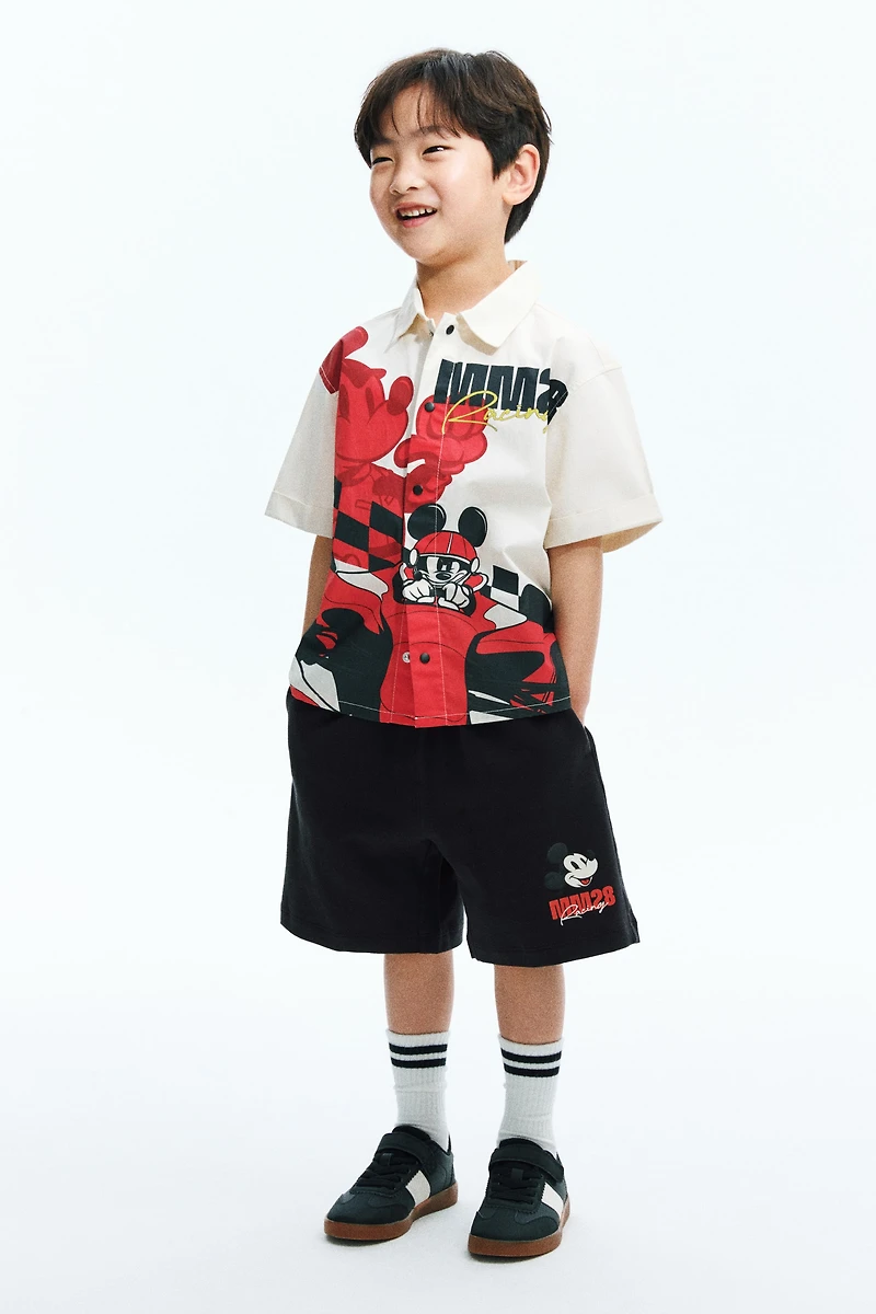 Sweatshorts with Printed Motif