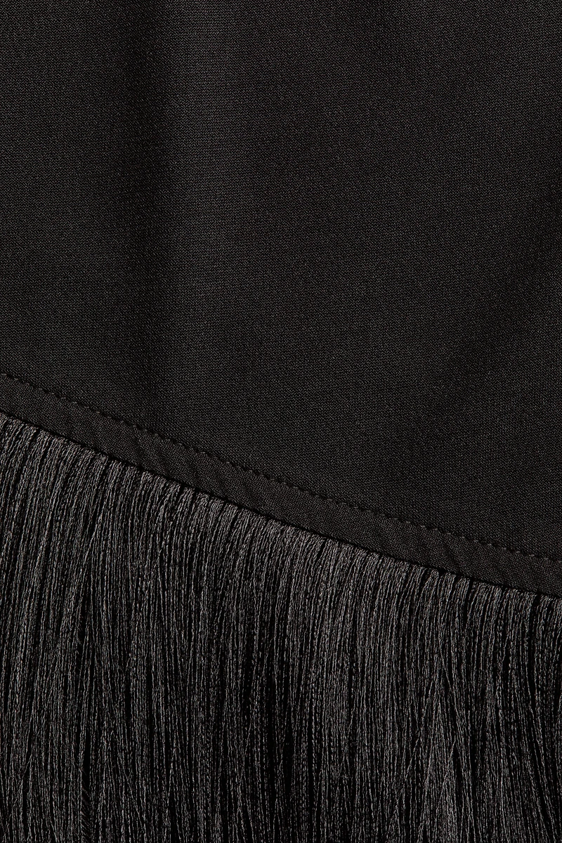 Haut asymétrique à franges