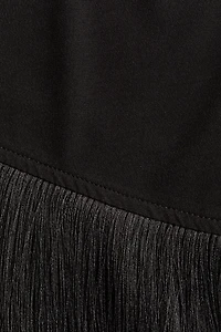 Haut asymétrique à franges