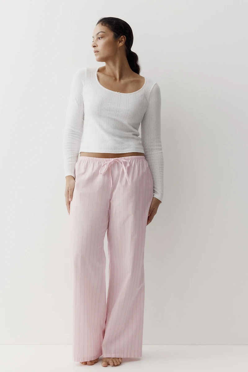 Cotton Pajama Pants