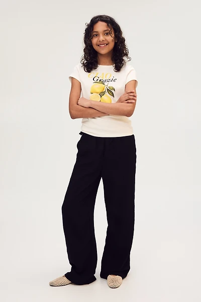Tie-Detail Pants