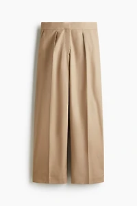 Pantalon large en sergé