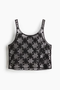 Haut ornementé en filet