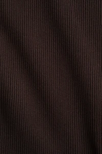 Jupe en tricot côtelé