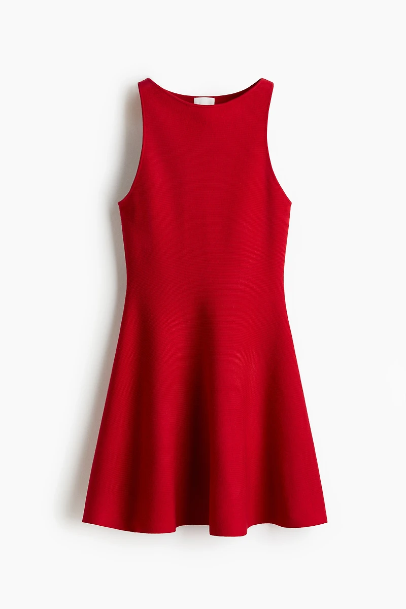 Rib-Knit Dress