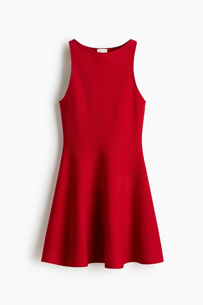 Rib-Knit Dress