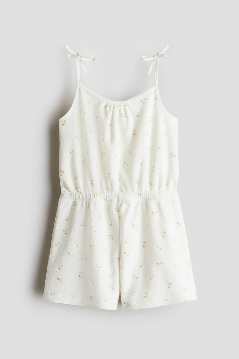 Patterned Terry Jumpsuit