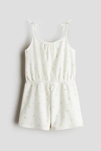Patterned Terry Jumpsuit