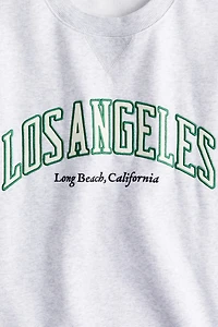 Sweatshirt with Text Motif