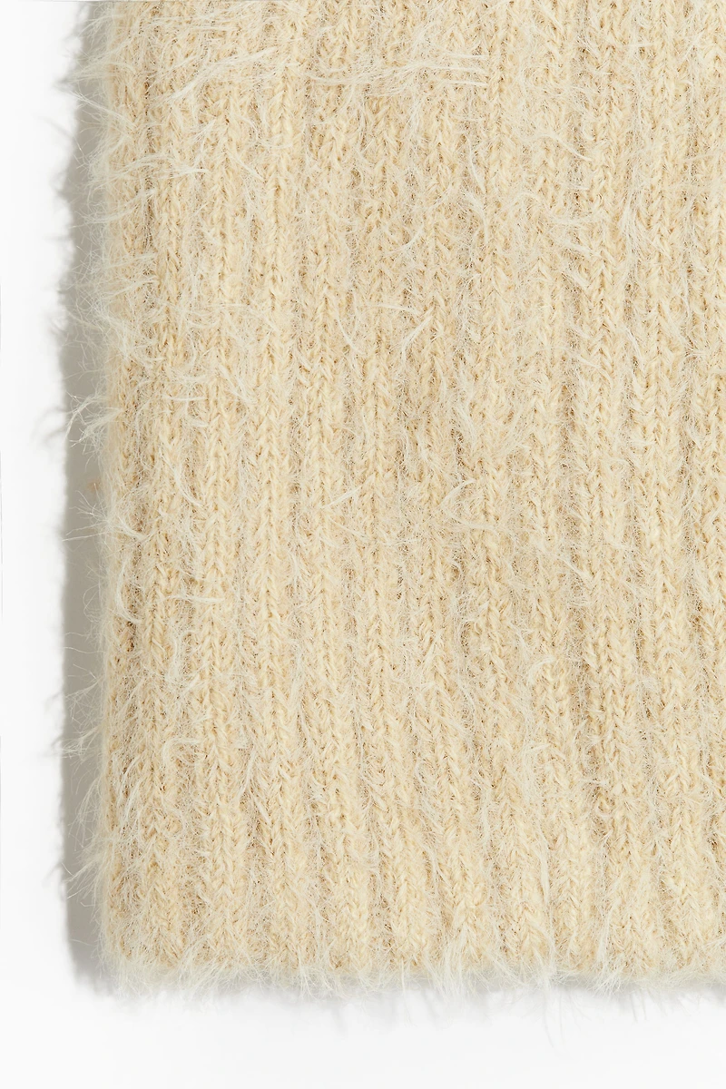 Fluffy-Knit Beanie