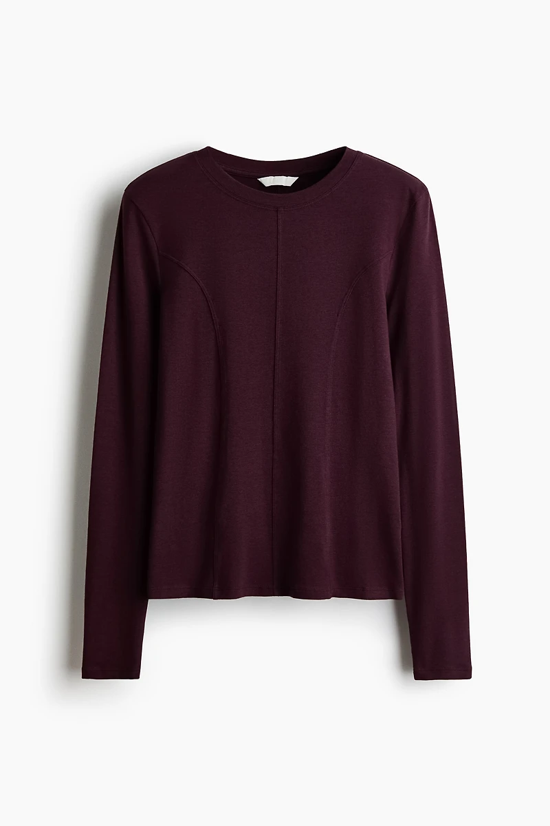 Long-Sleeved Jersey Top