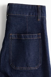 Wide High Ankle Jeans