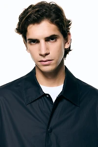 Cotton Jacket with Collar