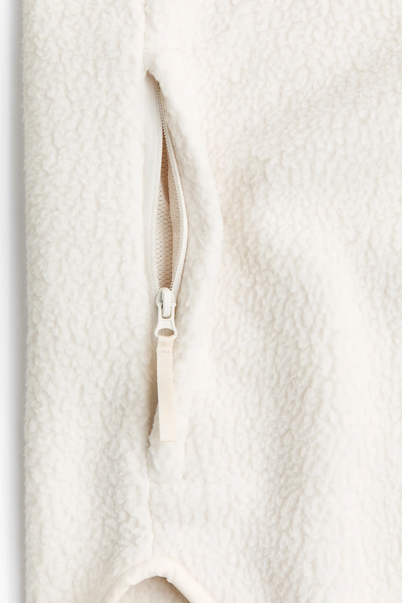 Regular-Fit Teddy Fleece Sports Vest