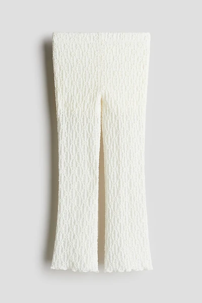 Pantalon en jersey texturé