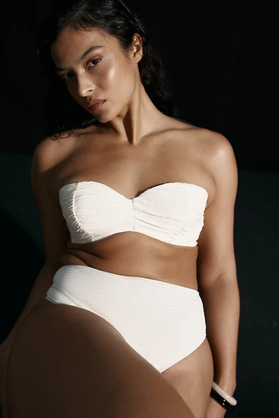 High Waist Cheeky Bikini Bottoms