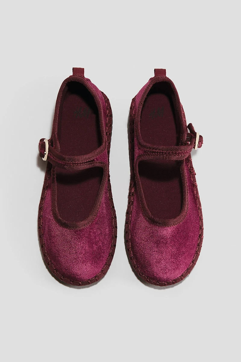 Velour Flats