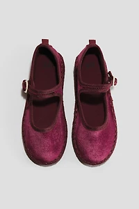 Velour Flats