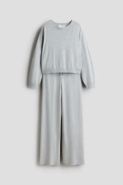 2-Piece Fine-Knit Set