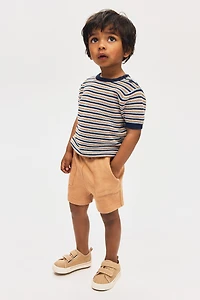 Textured Jersey Shorts