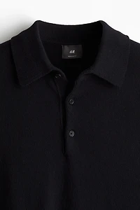Regular-Fit Fine-Knit Polo Shirt