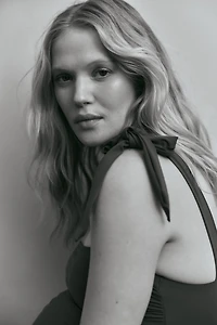 MAMA Bow-strap swimsuit