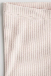 Ribbed Cotton Leggings