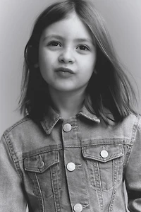 Veste évasée en denim