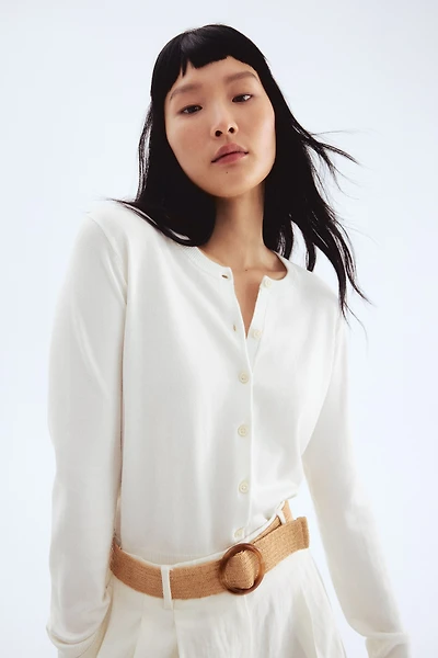 Fine-knit Cardigan
