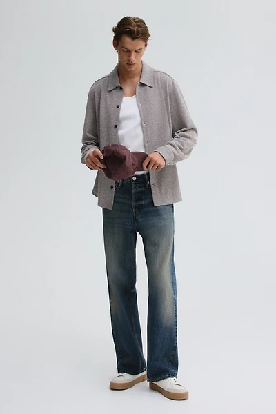 Chemise texturée classique