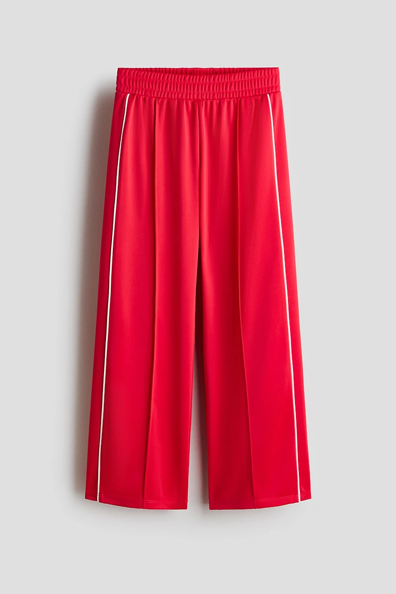 Wide-Leg Track Pants