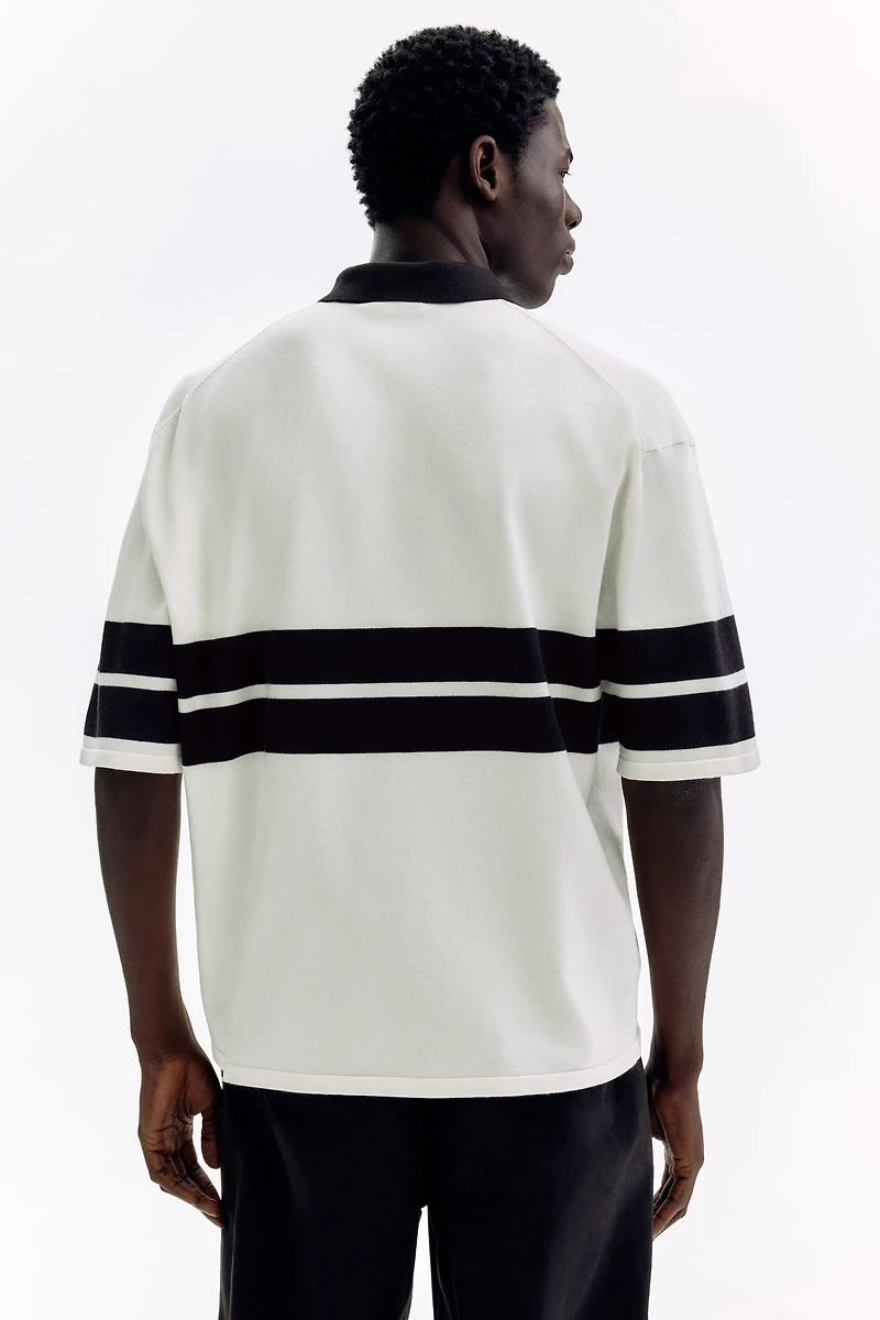 Polo ample en tricot
