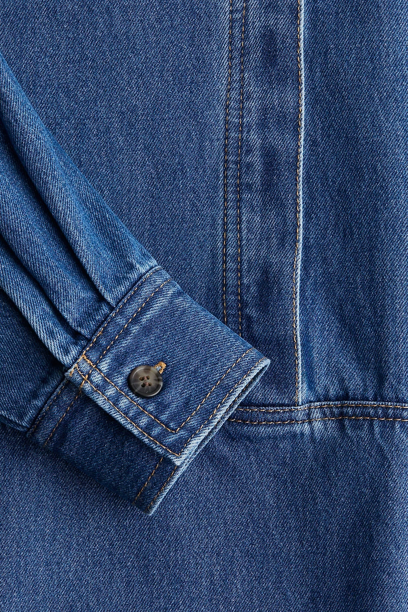 Pullover Twill Blouse