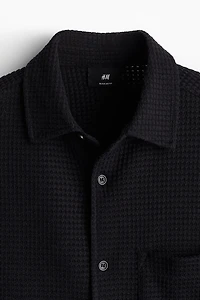 Regular Fit Waffled Shirt