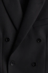 Regular-Fit Wool-Blend Double-Breasted Jacket