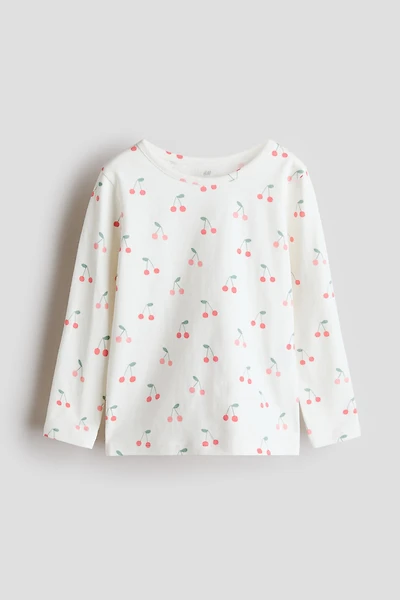 Haut en jersey imprimé