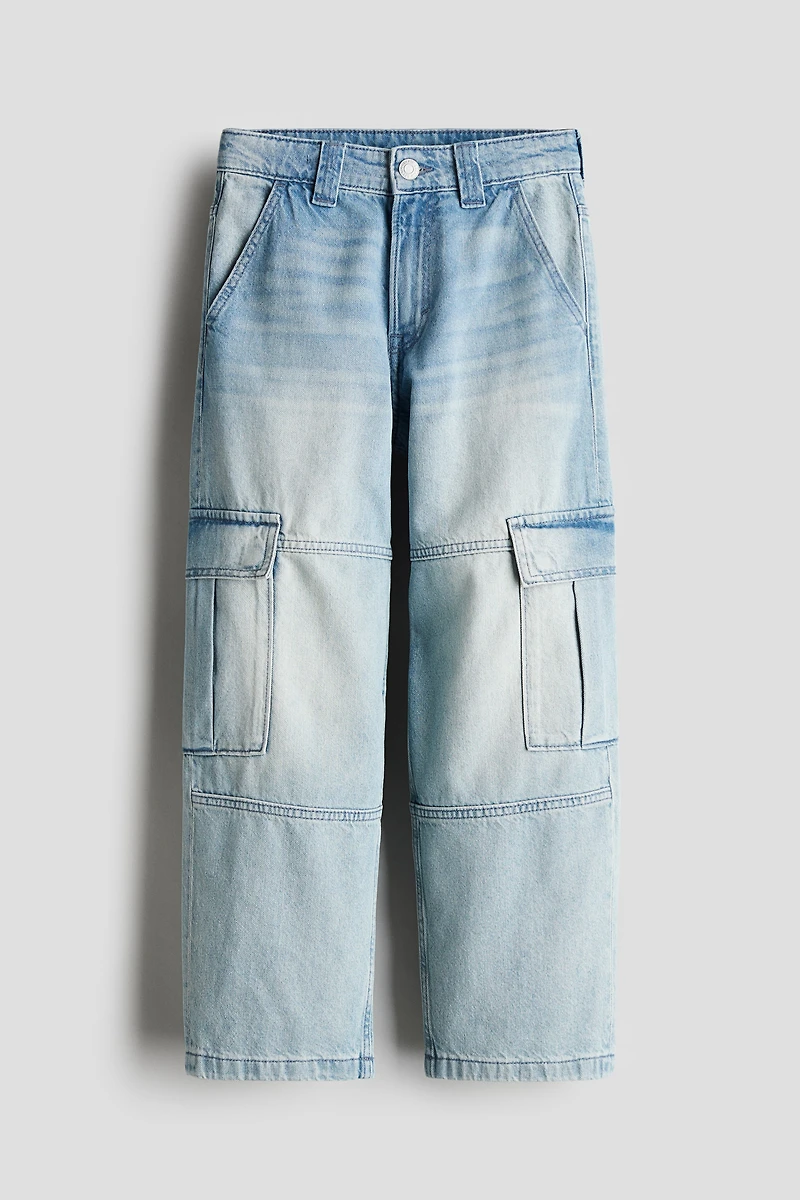 Jean cargo flottant
