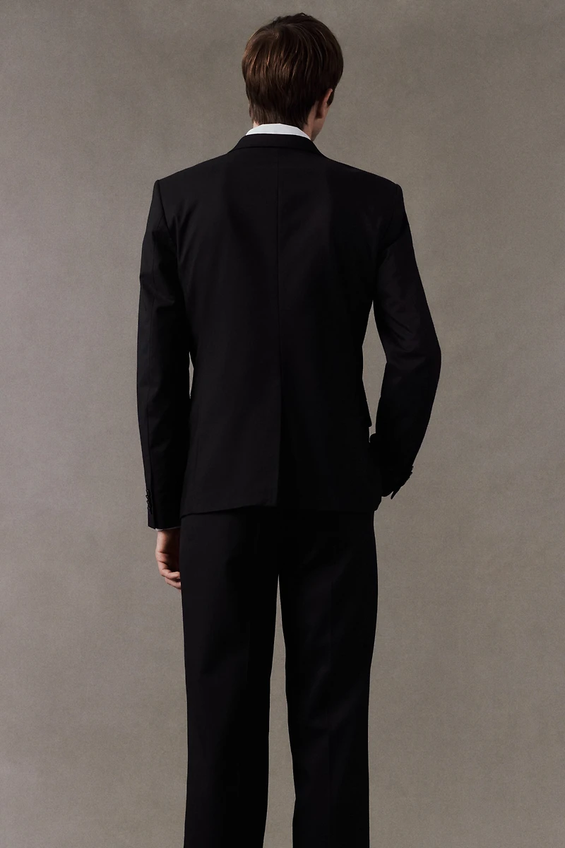 Skinny Fit Single-Breasted Jacket