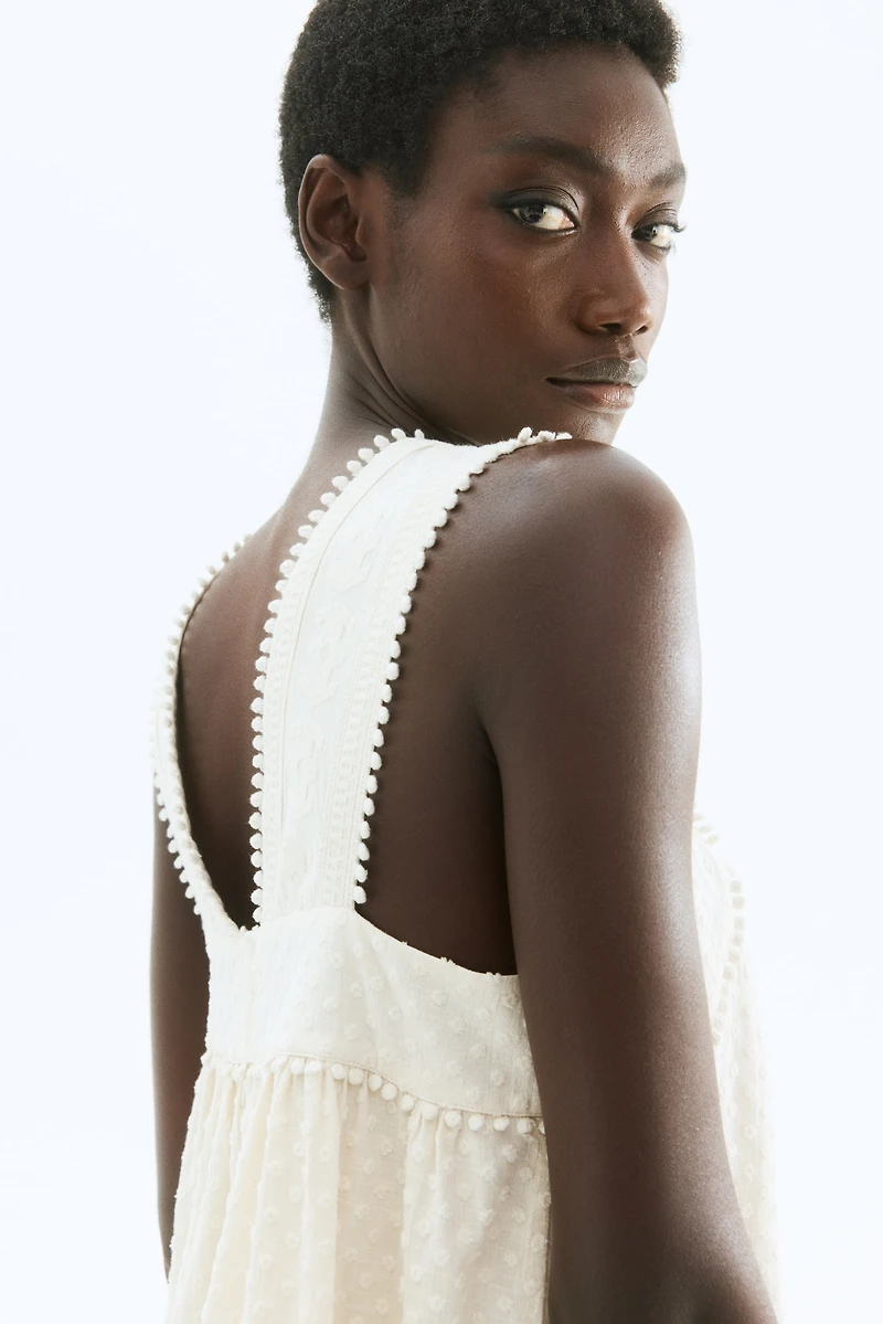 Embroidered Cotton Dress