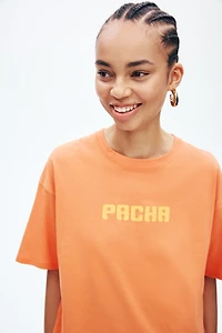 Oversized T-Shirt with Printed Motif